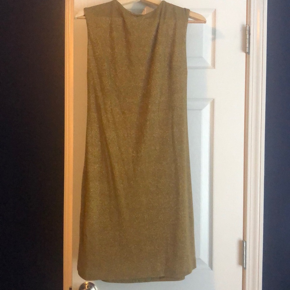Gold Backless Dress
